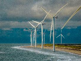 Windmills In Rotterdam