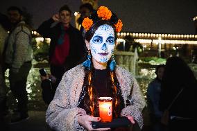 The Mexican Parade For The Dia De Muertos Celebrations In Milan