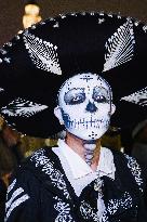 The Mexican Parade For The Dia De Muertos Celebrations In Milan