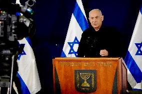 ISRAEL-TEL AVIV-PRIME MINISTER-PRESS CONFERENCE