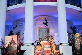 President and First Lady Host Trick-or-Treat Event on the South Lawn