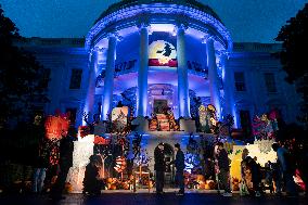 President and First Lady Host Trick-or-Treat Event on the South Lawn