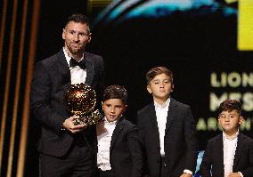 (SP)FRANCE-PARIS-FOOTBALL-BALLON D'OR CEREMONY