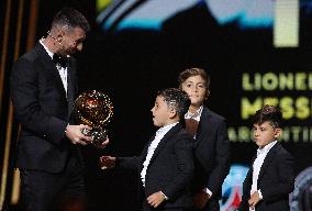 (SP)FRANCE-PARIS-FOOTBALL-BALLON D'OR CEREMONY