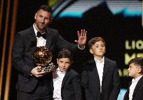 (SP)FRANCE-PARIS-FOOTBALL-BALLON D'OR CEREMONY