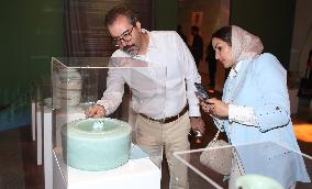 IRAN-TEHRAN-ART EXHIBITION-CELADON WARE-CHINA