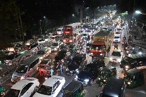 Traffic Jam In Dhaka, Bangladesh