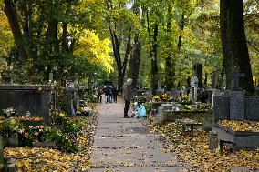 All Saints' Day In Krakow