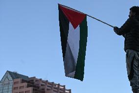 Pro-Palestinian Solidarity Rally 'Edmonton March For Gaza'