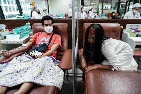 Halloween Blood Donation In Thailand.