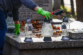 All Saints' Day Preparations In Poland