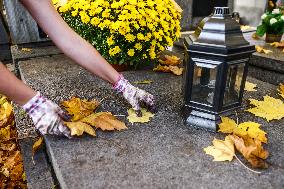 All Saints' Day Preparations In Poland