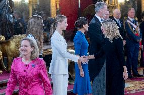 Royal Reception On The Occasion of Princess Leonor’s Oath - Madrid