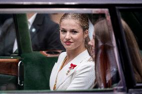 Princess Leonor Constitution Swearing-In Ceremony - Madrid