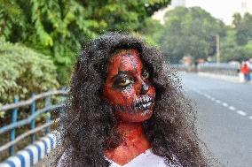 Halloween Celebration In Kolkata.