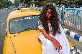 Halloween Celebration In Kolkata.