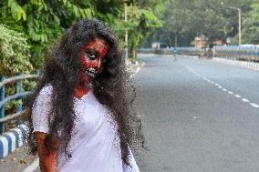 Halloween Celebration In Kolkata.