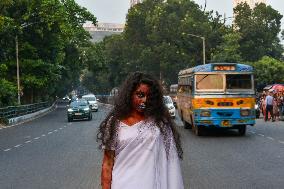 Halloween Celebration In Kolkata.