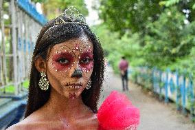 Halloween Celebration In Kolkata.