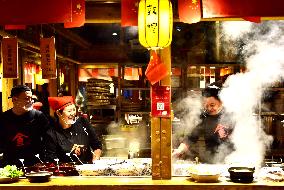 Nght Market in Dunhuang