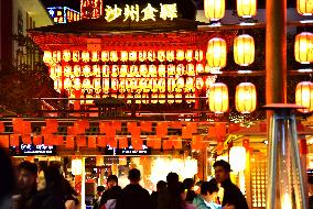 Nght Market in Dunhuang