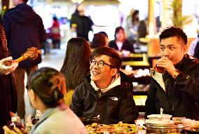 Nght Market in Dunhuang