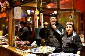 Nght Market in Dunhuang