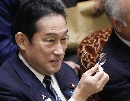 Japan PM Kishida in upper house committee session