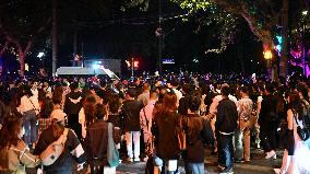 Citizens Dress Up And Take Part in A Halloween Parade in Shanghai