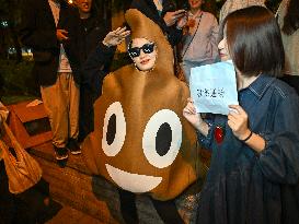 Citizens Dress Up And Take Part in A Halloween Parade in Shanghai