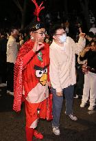 Citizens Dress Up And Take Part in A Halloween Parade in Shanghai