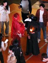 Citizens Dress Up And Take Part in A Halloween Parade in Shanghai