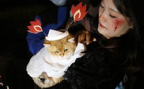 Citizens Dress Up And Take Part in A Halloween Parade in Shanghai