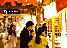 Nght Market in Dunhuang