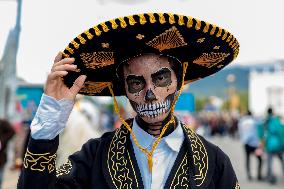Great Comparsa Parade On The Occasion Of The Day Of The Dead