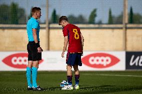 Slovakia v Spain - European Under-17 Championship 2024 Qualifying