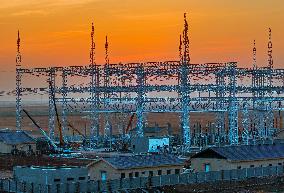 Saiyinzhao 500 kV Switch Station Construction Site in Inner Mongolia