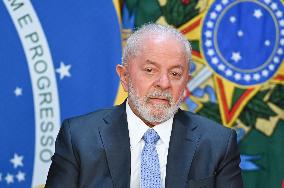 Brazil's President Luiz Inácio Lula Da Silva Signs A Decree