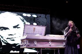 XVII National Contest Of Mourners “Lloronas” In San Juan Del Rio In Mexico