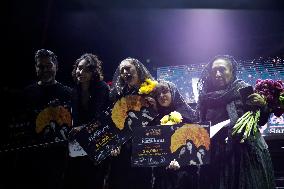 XVII National Contest Of Mourners “Lloronas” In San Juan Del Rio In Mexico