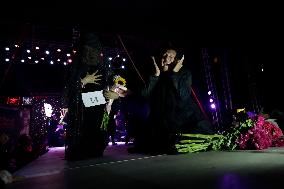 XVII National Contest Of Mourners “Lloronas” In San Juan Del Rio In Mexico