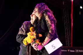 XVII National Contest Of Mourners “Lloronas” In San Juan Del Rio In Mexico