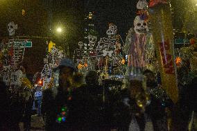 Halloween Parade In New York City