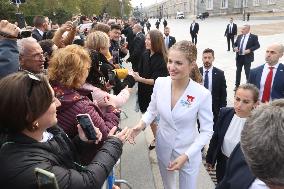 Princess Leonor Constitution Swearing-In Ceremony - Madrid