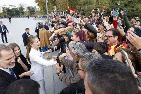 Princess Leonor Constitution Swearing-In Ceremony - Madrid