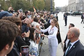 Princess Leonor Constitution Swearing-In Ceremony - Madrid