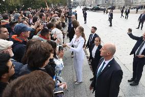 Princess Leonor Constitution Swearing-In Ceremony - Madrid