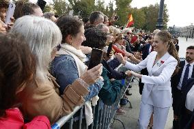 Princess Leonor Constitution Swearing-In Ceremony - Madrid