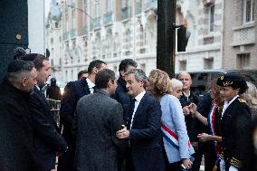 Gerald Darmanin Meets The Jewish Community Of Levallois-Perret