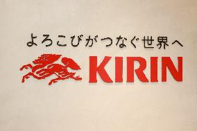 Kirin Brewery signage and logo